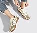 LUCKY STEP Women Classic Retro Gum Sole Fashion Sneakers Casual Tennis Skate Shoe Genuine Leather Walking Footwear Anti Slip Trainers(Gold,9)