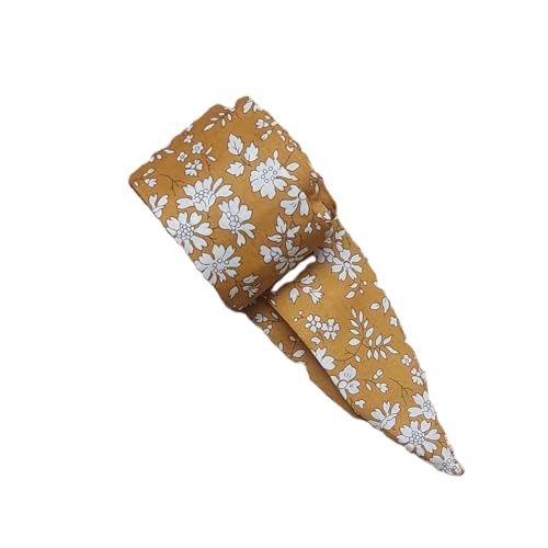 Ceinture soie moutarde fleuri - Ruban mariage headband jaune fleuri pour femmes, filles, enfants, Liberty capel moutarde