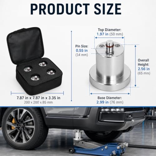 Image of Jack Puck Lifting Pads Compatible with Rivian R1T /R1S Accessories