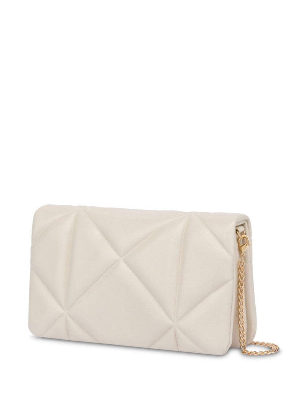Love Moschino Damen Schultertasche Jc4043pp1mlc0110 – Elfenbein, Geprägtes Kunstleder