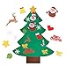 Produktbild INTVN Filz Weihnachtsbaum, DIY Weihnachtsbaum Dekoration Hängend Dekor für Kinder Weihnachts Geschenk mit 26PCS Ornament Christmas Wandbehang Deko