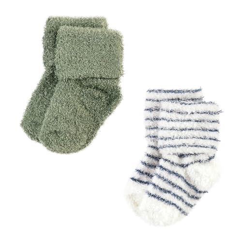Image of Hudson Baby Baby 8-pack Cotton Rich Newborn and Terry Socks