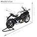 Risopen 1:12 Scale Motorcycle Model for Ducati V4S Model Alloy Metal Diecast Motorcycle with Sound and Light Mini Sport Motor Collection Gift for Adult (Black)