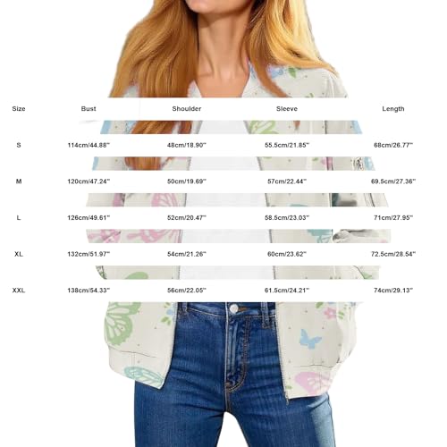 Chaqueta bomber estampada holgada: comodidad ligera para exteriores 4