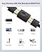 VCE HDMI Coupler HDMI Female to Female Connector 3D 4K Extension Adapter Compatible with PCs and Xbox One，Wall-Mounted TVs and TV Sticks, 2-Pack