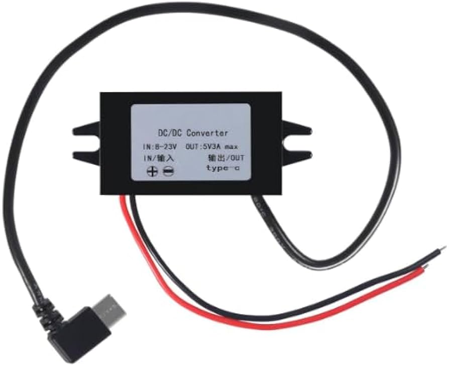Amazon.co.jp: DC 12V~5V USB C バックコンバーター 3A 15W Type-C