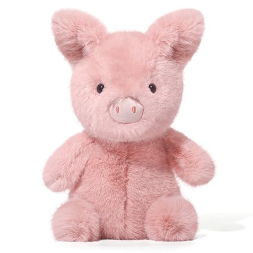 HOMEXYLYL Pig Plush Toy, Pink Pig Stuffed Animal Soft Cuddly Huggable Teddy Birthday Christmas Gifts for Kids Adults