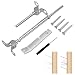 CKE 12 Pack T316 Stainless Steel Cable Railing Kits Fit 1/8" Stainless Steel Wire Rope Cable,Toggle Turnbuckle & End for Cable Railing Systems