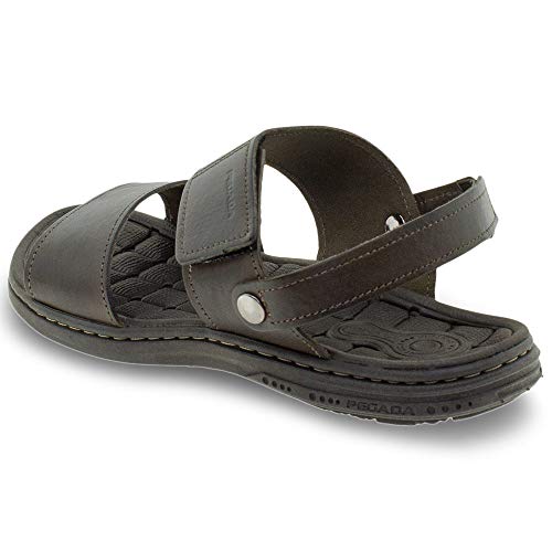 Sandália ou Chinelo Pegada Couro 131286 2 em 1