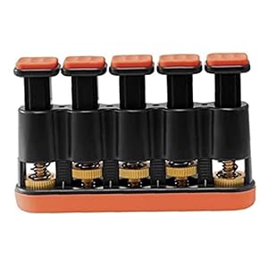 Vinger Uitoefenaar Draagbare Vinger Kracht Trainer Handsporter Gitaar Vinger Uitoefenaar Grip Trainer Versterking voor Piano Messing Gitaar