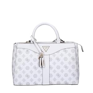 GUESS Dorys Luxury Satchel White Logo