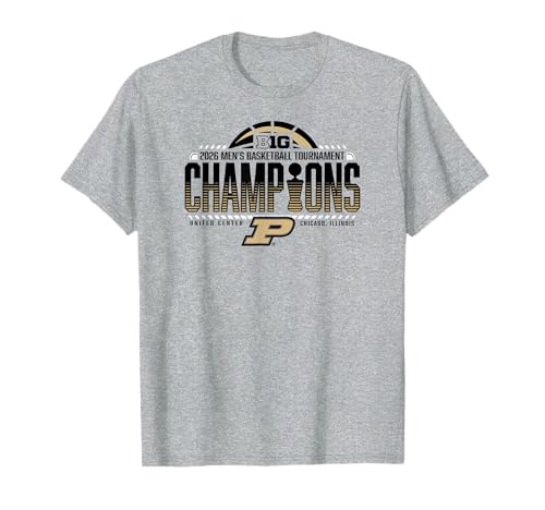 Purdue Boilermakers Men's Basketball Big Ten Champs 2026 Win T-Shirt