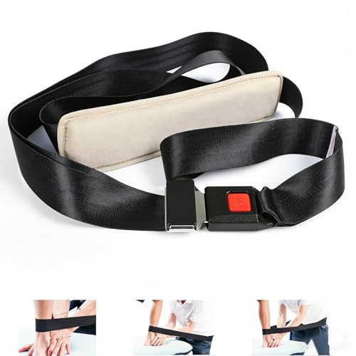 Image of Mobilization Belt 2026 New with Adjustable Thick Cushioning Pad - Premium Mobilization Belt Physical Therapy, Designed for Physical Therapist Rehabilitation Therapy, Stretching (Black)