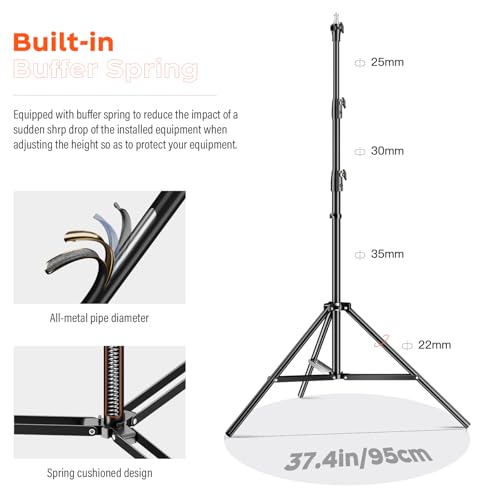 Image of Godox Light Stand 112in /9.3' Photography Heavy Duty Light Stand