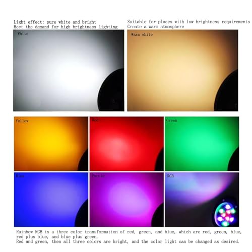 Tree Holding Light - Outdoor Landscape Lights, IP65 Outdoor Waterproof Tree Lighting Lights, AC220V RGB Landscape Garden Tree Lighting, Outdoor LED Surrounding Colored Hoop Tree Spotlight(White,7PCS(8