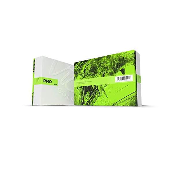 Vice Golf Pro Neon Lime 2020 | 12 Golf Bälle | Eigenschaften: 3-Piece Cast Urethan, maximale Kontrolle, hoher Spin im Kurzspiel | Mehr Farben: Neon Lime/Red | Profil: Für fortgeschrittene Golfer