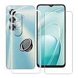 [Modèles compatibles] Coque et protecteur d'écran pour Oukitel C7 (6.52 pouces) uniquement, design ergonomique, boutons indépendants flexibles, plus facile à appuyer, prise en main confortable, compatible avec le chargement sans fil