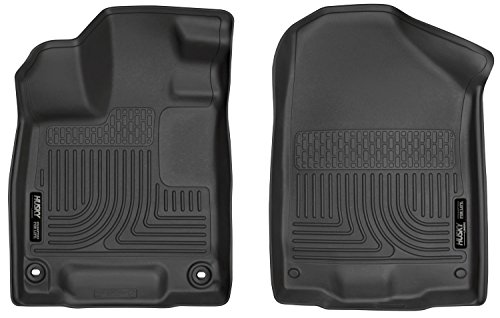 Husky Liners Weatherbeater Floor Mats | Fits 2019-2025 Honda Passport; 2016-2022 Honda Pilot | Front Row, 2-pc Black - 18411