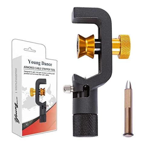 FTTH Armored Cable Stripper Tools 8-28mm Wire Stripper & wrench & Replacement Blade Cover