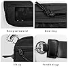Casbomy Iris-Geldbörse 2. Generation Wristlet Handbags, Geldbörse für Damen, Waterproof Nylon Keychain Zipper Wallet, Credit Card Holder Portable Wrist Wallet(Schwarz) #3