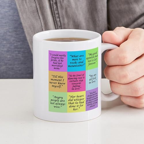 Taza de Cerámica 11 oz con Citas Pride And Prejudice miniatura 6