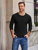 Suéter de cuello redondo para hombre COOFANDY, tejido casual, manga larga, ligero, tipo pullover 4