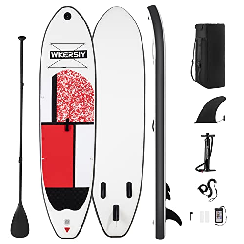 Stand Up Paddle Board Non-Slip SUP for All Skill Levels Surf Board with Air Pump Carry Bag Leash Standing Boat for Youth & Adult