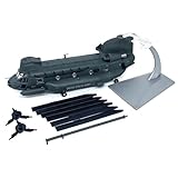 DBEIXIWEI 1:72 US Army MH-47G 160th SOAR Night Stalkers Chinook Helicopter Model Alloy High-Simulated Fighting Airplane Aircraft