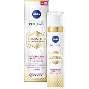 NIVEA Cellular Luminous630 Anti-pigmentvlekken, dagcrème (40 ml), hydraterende anti-pigmentvlekken vloeistof met SPF 50…