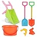 SSYY Strandspielzeug für Kinder, Sandspielzeug, Gießkanne, Strandpaddel, Strandeimer für Sand und LKWs, Spielzeug für Kinder von 3 4 5 6 Jahren (sieht wie abgebildet)