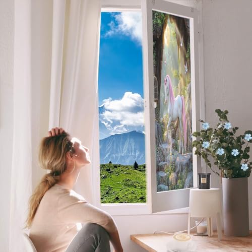 Película de privacidad para ventana Unicornio 17.7x23.6 in miniatura 5