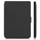 for Kobo Clara HD 6' Tablet Ultra Thin Slim Folio Sleep/Wake Up Leather Case Smart Cover (Black)