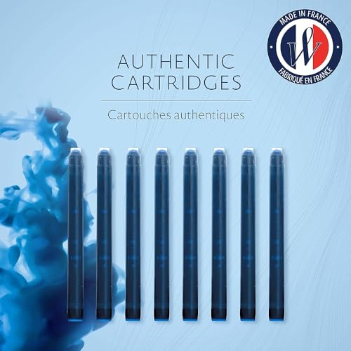 Waterman - 2 Etuis de 8 cartouches UGC longues encre bleu effacable.