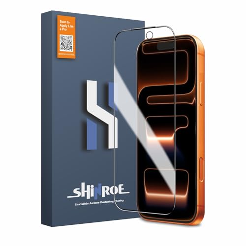 Image of Tempered Glass for iPhone 17 Pro Max Military Grade 9H Screen Guard, Anti-Scratch, Shatterproof, Edge-to-Edge Full Coverage - Black Border
