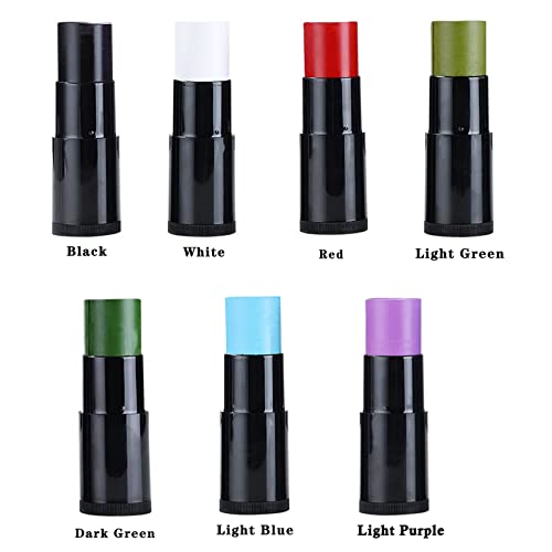 Green Face Paint Stick (1.06 Oz) Body Paint Stick High Pigmented Non-Toxic Hypoallergenic For Halloween Special Effect Sfx Cosplay Clown Makeup Costume Party (Light Green) #TOP3