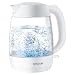 Sencor SWK 7300WH Wasserkocher aus Glas mit 1,7 Liter Fassungsvermögen - Edelstahl
