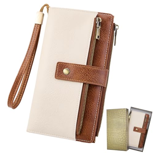 Listado de Carteras para Mujer , tabla con los diez mejores. 42 SlowTon Cartera para Mujer, 22 Ranuras Gran Capacidad Cartera Trifold con Bloqueo RFID, Billetera Dama con Cremallera y Pulsera Desmontable, para Móvil y Monedas, Regalos Para...