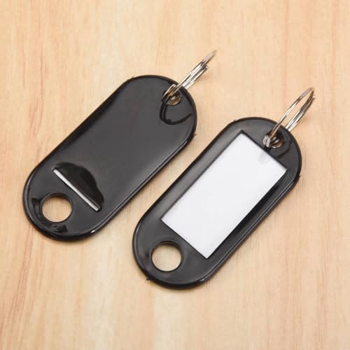 Étiquette d'Identification Porte-Clés Noir : Solution Anti-Perte - 3