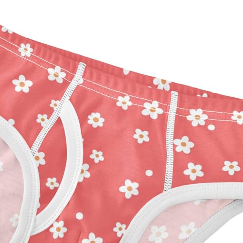 KLL White Polka Dot Red Background Boys Toddler Pure Cotton Briefs Underwear Cute Children Panties4