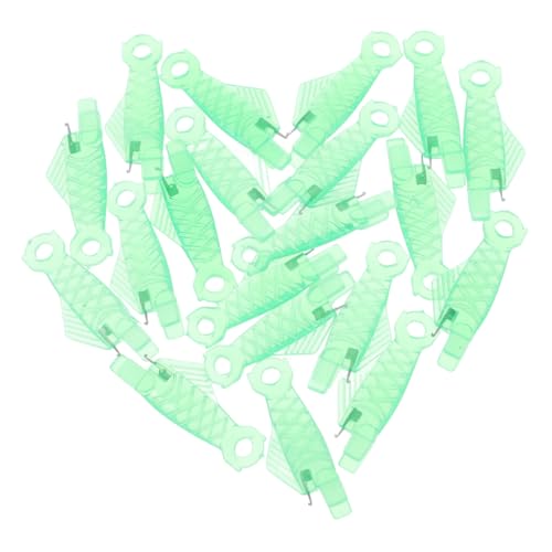 Uonlytech 30Pcs Fish Mouth Needle Threader Tool Quick Sewing Threader for Small Eye Needles Durable for Embroidery Crafts and Cross Stitch Projects Easy Operation and Versatile