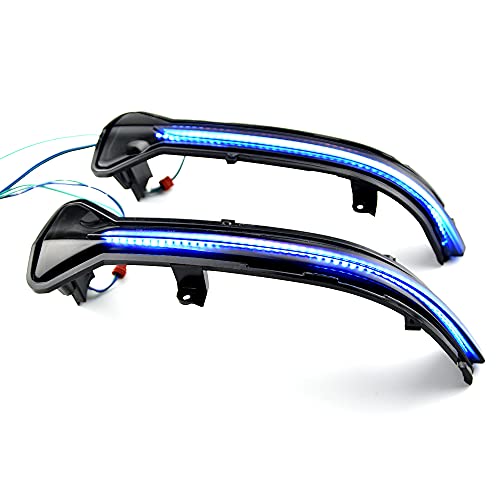 Clignotant séquentiel BMW LED rétroviseur dynamique G30 G20 F90 clignotant bleu