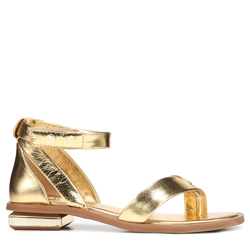 Franco Sarto Womens Parker Thong Sandal, Gold Leather, 10 by Franco Sarto - Image 6