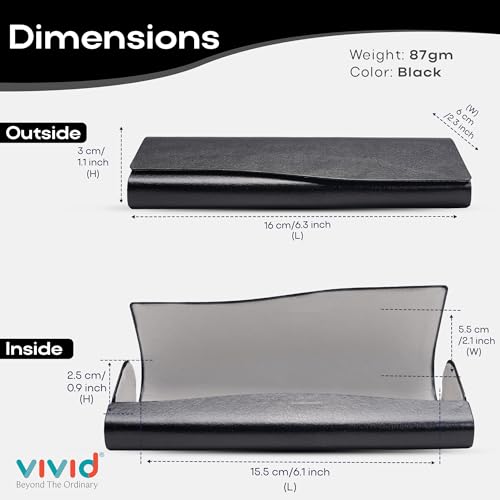 Image of VIVID Vision Unisex Adult Lightweight Eyewear Specs Case Cover | Protect Eye Glasses | Chashma Dibbi | Spectacle Box