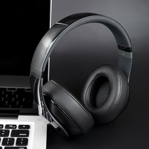 Image of SOULWIT Top+Bottom Headband Cover Kit for Beats Studio 3 & Studio 2 Wired & Wireless Headphones, Replacement Headstrap Pad Repair Part with Durable Silicone and Plastic - Studio2 Bright Black