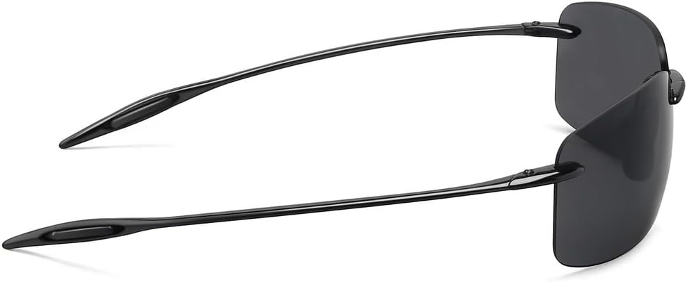 WISTON Sports Polarized Sunglasses for Men Women Tr90 Rimless Frame for Running Fishing Baseball Driving W8001 - Image 4