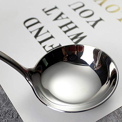 Hooye 7.6'' Gravy Ladle Sauce Soup Spoon Heavy Duty 18/10 Stainless Steel For Small Dishes (2 Pcs) #TOP4