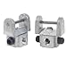 2Pcs Scroll Cutter Holders Metal Clamp Conversion Tool Pinless Adapter for Projects Tighten the Screw Hacksaw Adapter Upper Lower Clamp Scroll Cutter Holders