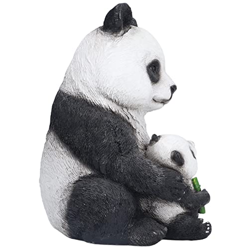 Statue de Jardin panda en Résine, Ornements Uniques pour Décoration de Jardin, de Pelouse et de Bureau