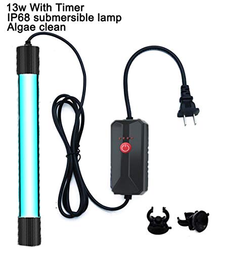 rOXIN 13W with Timer Clean lamp Aquarium Green Bloom Clean Light Aquarium Green
