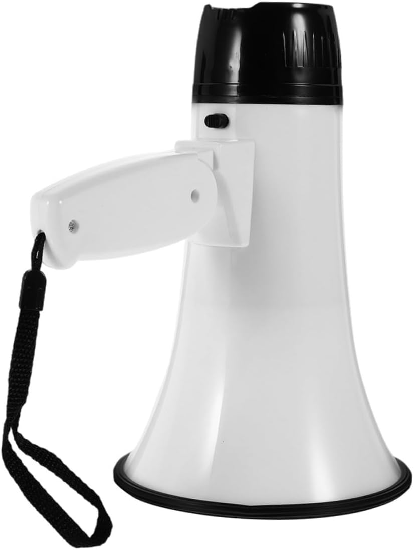 Garneck Handheld Loudspeaker Megaphone for Boys and Girls Portable Bull Horn Battery Operated Design